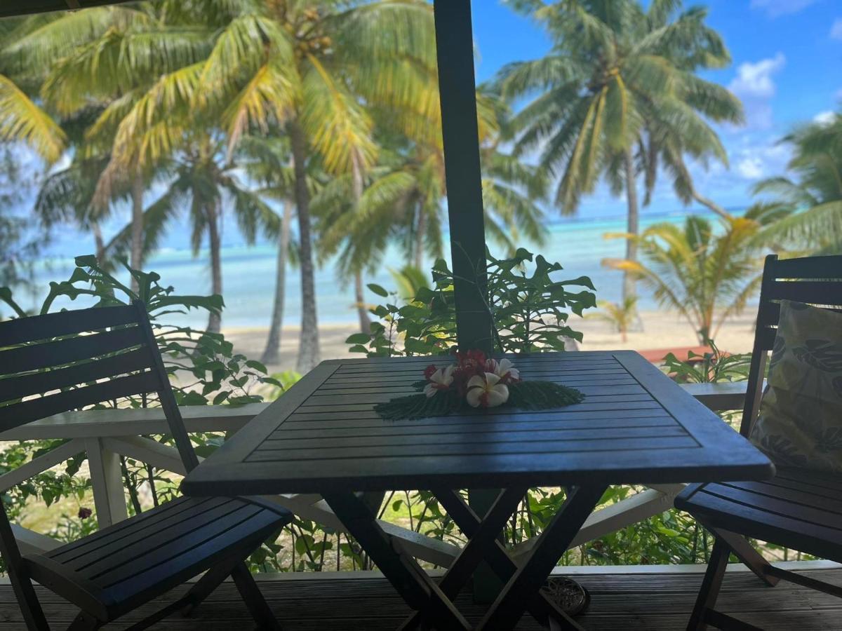 Paparei Beachfront Bungalows, Aitutaki Арутанга Екстериор снимка