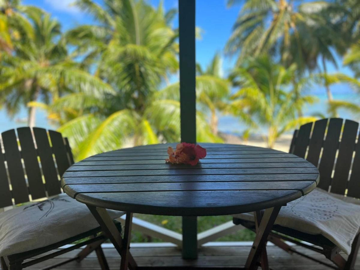 Paparei Beachfront Bungalows, Aitutaki Арутанга Екстериор снимка